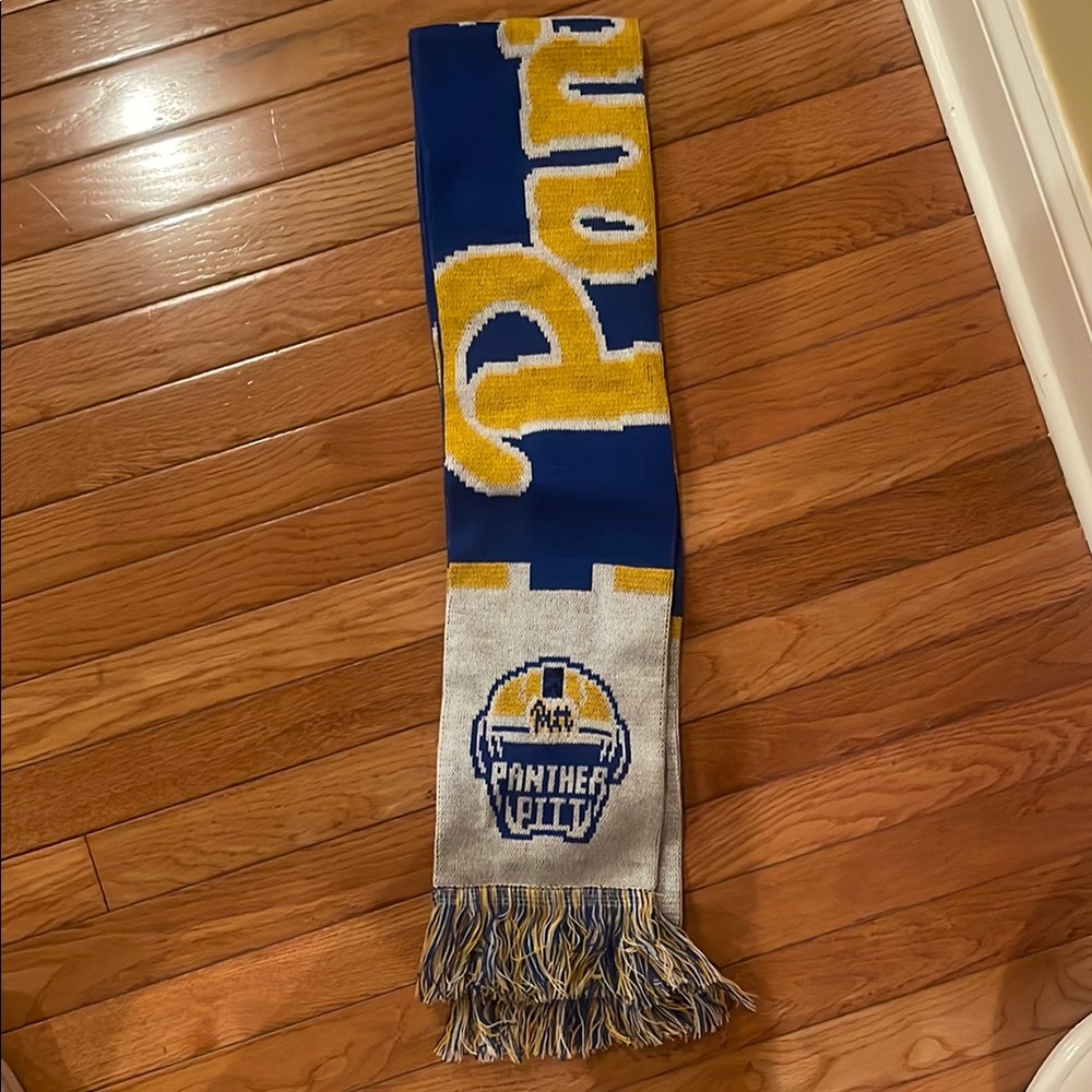 Blue and Yellow Panthers Scarf, PITT